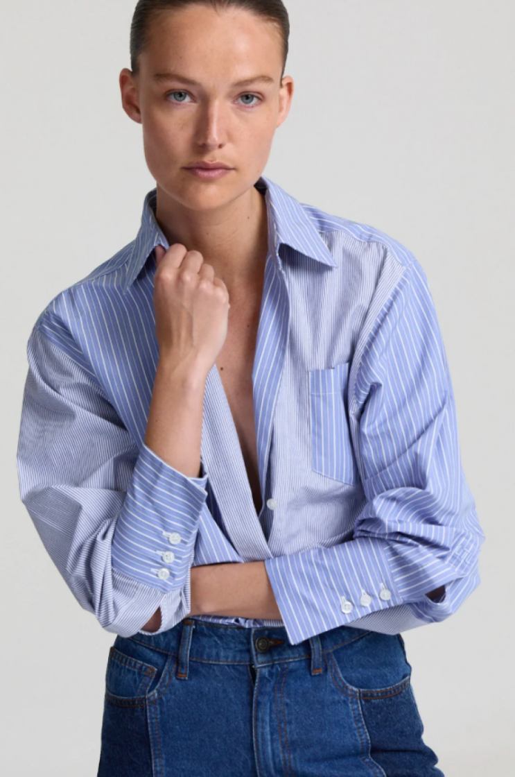  light blue stri